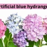 artificial blue hydrangea